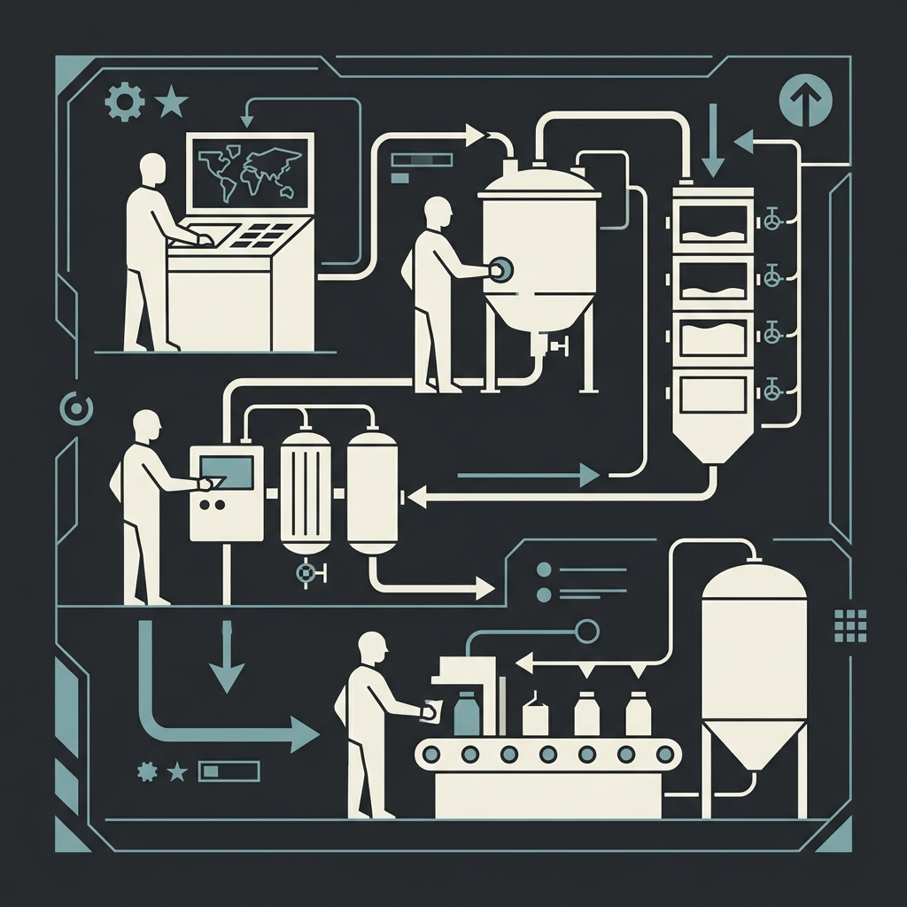 Technical process pipeline blueprint